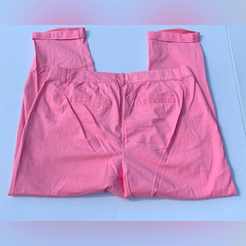 Lane Bryant Pink Straight Leg Pants - Picture 3 of 3